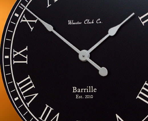 Personalized Clocks By Wooster Clock Company