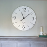 White SD Series Wall Clock